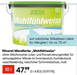 Hellweg Schöner wohnen mineral-wandfarbe „wohlfühlweiss“ Angebot