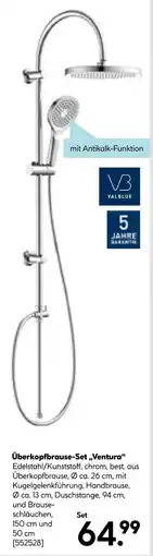 Hellweg Valblue überkopfbrause-set ventura Angebot