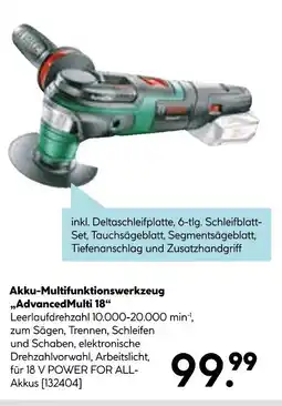 Hellweg Bosch akku-multifunktionswerkzeug „advancedmulti 18“ Angebot