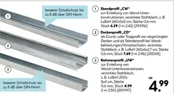 Hellweg Standprofil „cw“ Angebot
