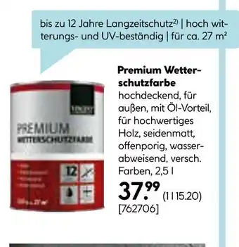 Hellweg Premium wetterschutzfarbe Angebot