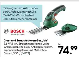 Hellweg Bosch gras- und strauchscheren-set „isio“ Angebot