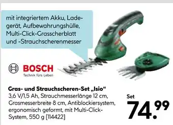 Hellweg Bosch gras- und strauchscheren-set „isio“ Angebot