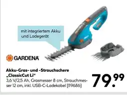 Hellweg Gardena akku-gras- und -strauchschere „classiccut li“ Angebot