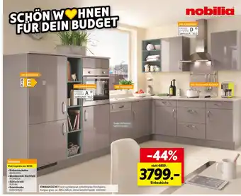 SCONTO Nobilia einbauküche Angebot