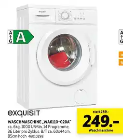 SCONTO Exquisit waschmaschine wa6110-020a Angebot