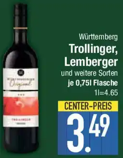 E-Center Württemberg Trollinger, Lemberger Angebot