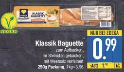 E-Center EDEKA Herzstücke Klassik Baguette Angebot