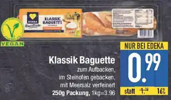 E-Center EDEKA Herzstücke Klassik Baguette Angebot