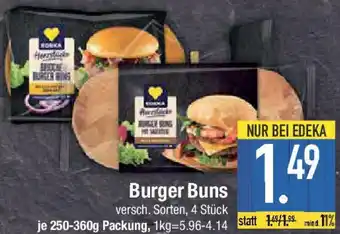 E-Center EDEKA Herzstücke Burger Buns Angebot