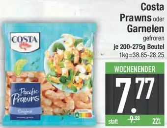 E-Center Costa Prawns oder Garnelen Angebot