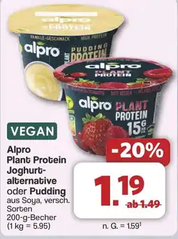 Famila Nord West alpro Plant Protein Joghurtalternative oder Pudding Angebot