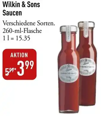 Galeria Markthalle Wilkin & Sons Saucen Angebot