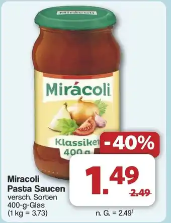 Famila Nord West Miracoli Pasta Saucen Angebot