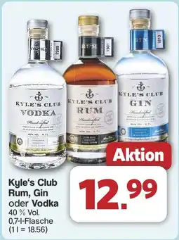 Famila Nord West Kyle's Club Rum, Gin oder Vodka Angebot