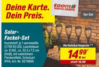 toom Baumarkt Solar-fackel-set Angebot