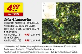 toom Baumarkt Solar-lichterkette Angebot