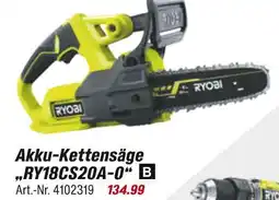toom Baumarkt Ryobi akku-kettensäge Angebot