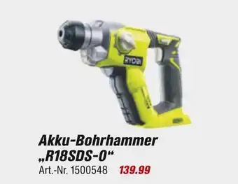toom Baumarkt Ryobi akku-bohrhammer r18sds-o Angebot