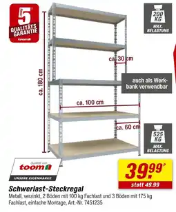toom Baumarkt Toom schwerlast-steckregal Angebot