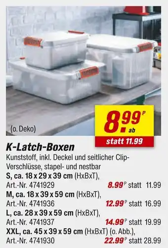 toom Baumarkt K-latch-boxen Angebot