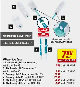 toom Baumarkt Leifheit click-system Angebot