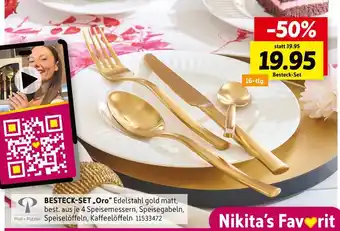 SCONTO Peill + putzler besteck-set „oro“ Angebot
