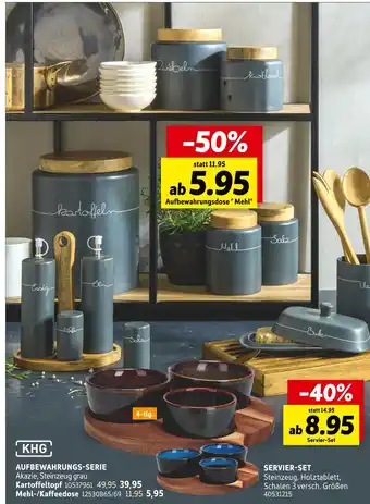 SCONTO Khg aufbewahrungs-serie oder servier-set Angebot