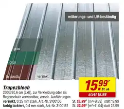 toom Baumarkt Trapezblech Angebot