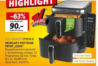 SCONTO Gourmetmaxx heissluft-fritteuse fryup „15305“ Angebot