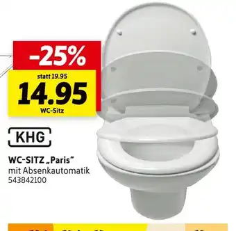 SCONTO Khg wc-sitz „paris“ Angebot