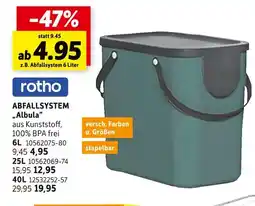 SCONTO Rotho abfallsystem Angebot
