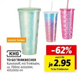 SCONTO Khg to go trinkbecher Angebot