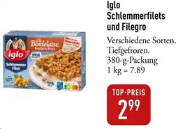 Galeria Markthalle Iglo Schlemmerfilets und Filegro Angebot