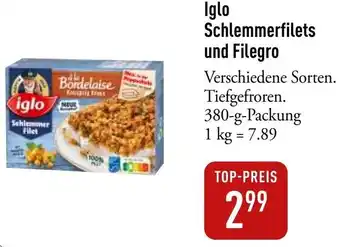 Galeria Markthalle Iglo Schlemmerfilets und Filegro Angebot