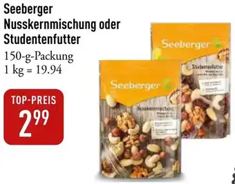 Galeria Markthalle Seeberger Nusskernmischung oder Studentenfutter Angebot
