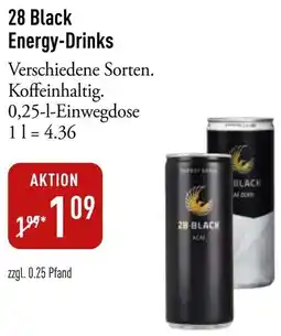 Galeria Markthalle 28 Black Energy-Drinks Angebot
