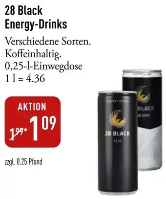Galeria Markthalle 28 Black Energy-Drinks Angebot