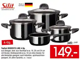 Zurbrüggen Silit Topfset MODESTO LINE 4-tlg. Angebot