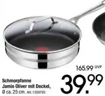 Zurbrüggen Tefal Schmorpfanne Jamie Oliver mit Deckel Angebot