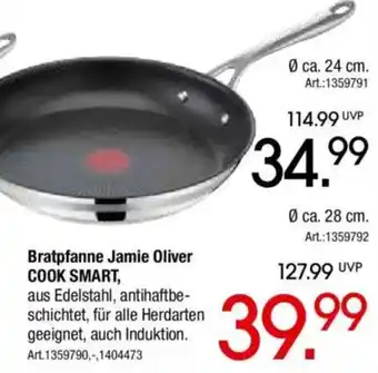 Zurbrüggen Tefal Bratpfanne Jamie Oliver COOK SMART Angebot