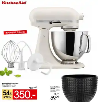 Zurbrüggen KitchenAid Küchenmaschine PORCELAIN Angebot