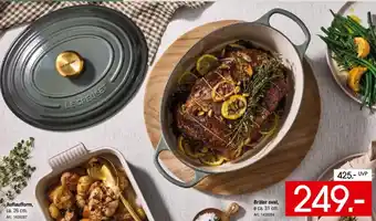 Zurbrüggen LE CREUSET Bräter oval Angebot