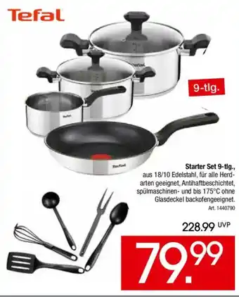 Zurbrüggen Tefal Starter Set 9-tlg. Angebot