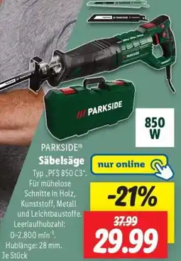 Lidl PARKSIDE Säbelsäge Angebot