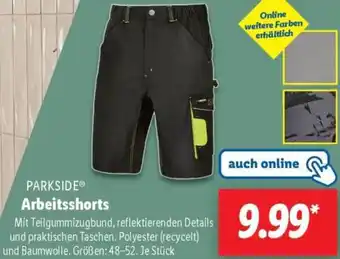 Lidl PARKSIDE Arbeitsshorts Angebot