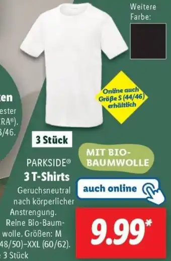 Lidl PARKSIDE 3 T-Shirts Angebot