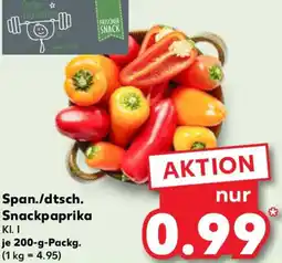 Kaufland Span./dtsch. Snackpaprika Angebot