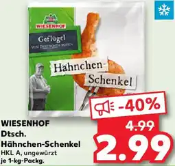 Kaufland WIESENHOF Dtsch. Hähnchen-Schenkel Angebot