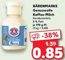 Kaufland BÄRENMARKE Genussvolle Kaffee-Milch Angebot
